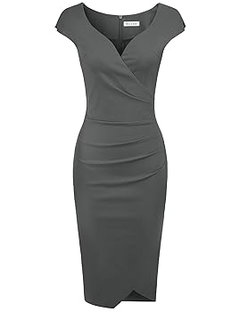 美品　On court dress S サイズ XS～Lサイズあり】アシンメトリー裾×フロントジッパーミディ